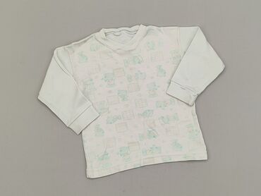 turkusowa koszula: Bluzka, 9-12 m, stan - Dobry