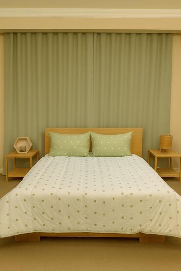 Örtüklər: Divan üçün rəng - Bej Yataq örtüyü — 23