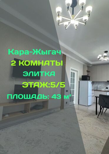 Продажа квартир: 2 комнаты, 43 м², Элитка, 5 этаж, Евроремонт