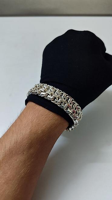 Серебряные браслеты: Браслет "Император" Серебро 925 проба В Наличии ✅ Вес 112 Грамм — 3