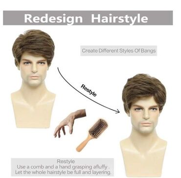 Perike i klipse: Perike za muškarce
Cena:3200din — 9