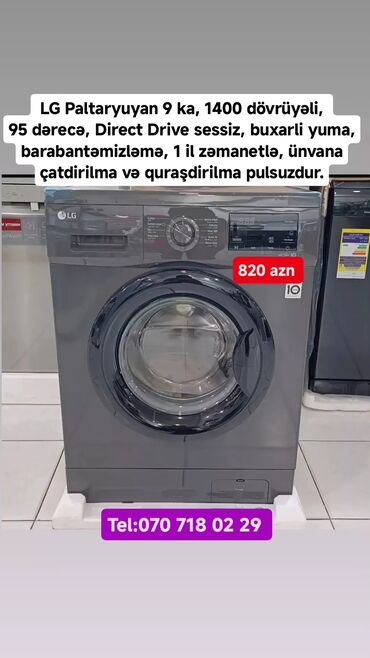 Paltaryuyan maşınlar: Paltaryuyan maşın 7 kq, Yeni, Pulsuz çatdırılma — 2