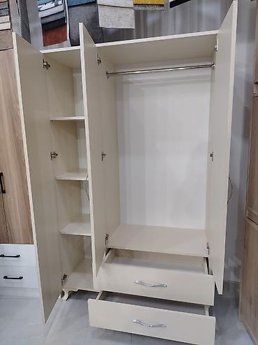 kapron borular: Yeni, 3 qapılı, Güzgülü, Bej, Açılan, Düz dolab — 2