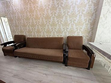 Klassik üslubda 3+1+1 yumşaq mebel dəsti - Dəst tərkibi: 1 böyük