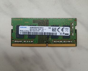 notebook ram 8: Operativ yaddaş (RAM) 4 GB, 2666 Mhz, DDR4, Noutbuk üçün