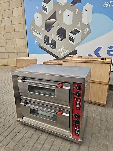 Elektrik sobalar: Pizza sobası Professioanal pizza peçi İçi daşlı model 1 mərtəbəli — 6