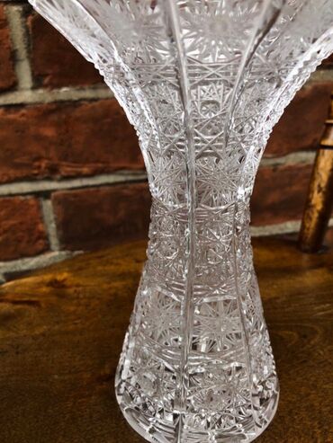 Vazalar: 280-390 AVRO DƏYƏRİ VINTAGE Çexoslovakiya 20 əsr xrustal əntiq əşya — 4