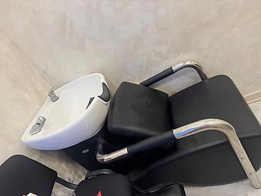 Salon üçün saç yuma stolu və kreslosu - Yüksək keyfiyyətli keramik