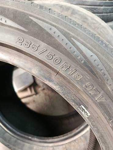 Шины 235 / 50 / R 18, Лето, Б/у, 1 шт, Легковые, Япония, Yokohama