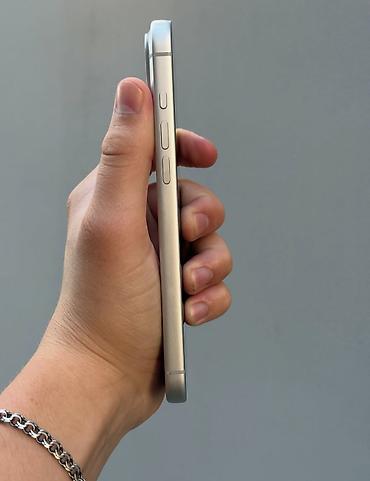 Уюлдук телефондор жана аксессуарлар: IPhone 14 Pro Max, Колдонулган, 128 ГБ, White Titanium, Коргоочу айнек, 100 % — 4