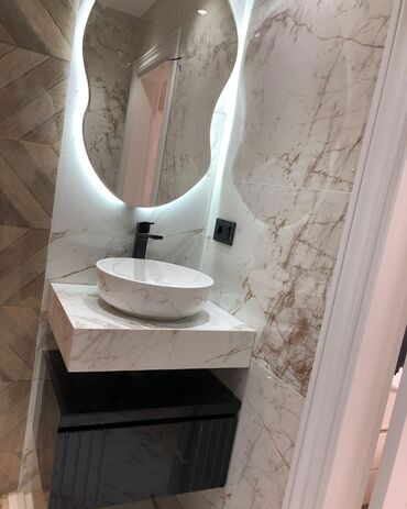 Moydadırlar: Hamam mebeli və lavabo dəstləri - Müasir dizayn: mərmər teksturalı -da lalafo.az — 74 Moydadırlar: Hamam mebeli və lavabo dəstləri - Müasir dizayn: mərmər teksturalı — 74