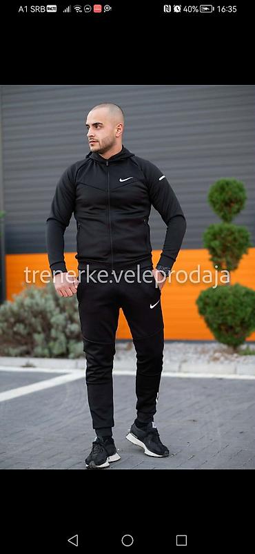 Trenerke: Muški komplet trenerke – dukserica na rajsferšlus i donji deo - Boja — 9