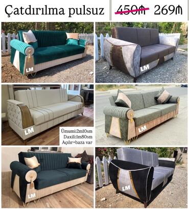 Divan və masa dəstləri: Divan, Yeni, Açılan, Bazalı