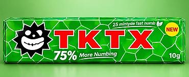 TKTX 75% More Numbing – 10 qram - Sürətli təsir: təxminən 25 dəqiqəyə