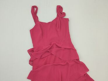 wyszczuplające sukienki wieczorowe pudrowy róż dla puszystych: Dress, S (EU 36), condition - Good