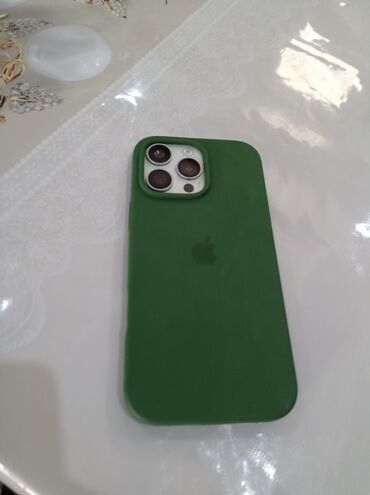 цены на бу айфоны: IPhone 16 Pro Max, Колдонулган, 1 ТБ, Ак, Коргоочу айнек, Каптама, 100 %