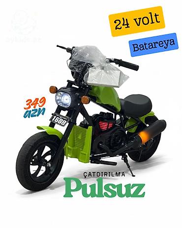 od tufengi: 🏍 24V Uşaq Motosikleti – Güclü və Effektli Model! 🔥 Yeni model, güclü — 1