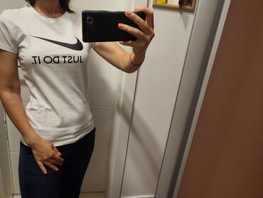 mrezasta majica: Nike, S (EU 36), Pamuk, bоја - Bela