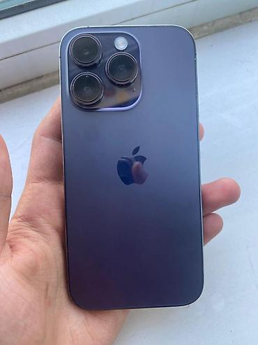 реалии: IPhone 14 Pro, Б/у, 512 ГБ, Deep Purple, 100 % — 2