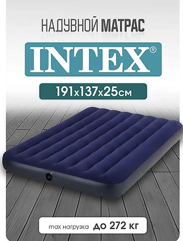 нодом: Надувной матрас, Новый, Односпальный, Intex, Самовывоз, Платная доставка, длина - 191 см — 2