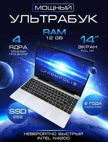 ноутбуки бишкек купить: Ноутбук, 16 ГБ ОЗУ, Новый, Для несложных задач