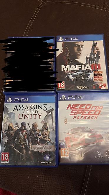 электронные игры: Коллекция игр для PS4 (диски, в коробках): 2) Mafia III (PEGI 18) - — 1