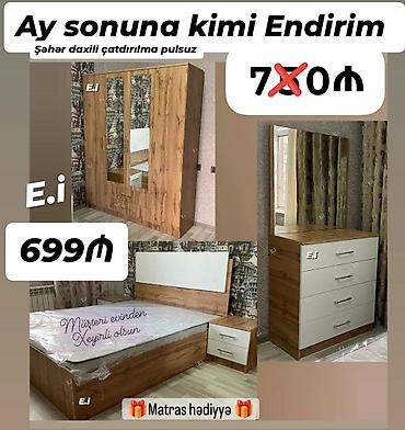 Ev və bağ: 2 təknəfərlik çarpayı, Komod, Termo, Tumba, Yeni — 4