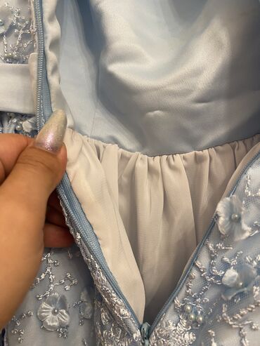 Ziyafət donları: Yep yenidir. Bir defe geyinilib,nişanda. El işi bahalı parçadır — 5