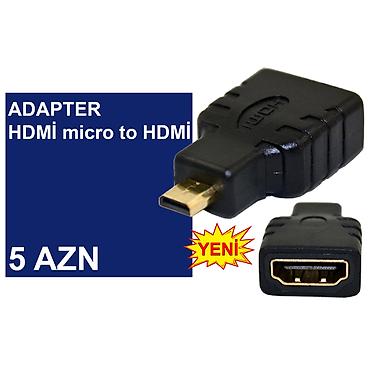 kompüter barter: HDMİ Adapterlər/Konverterlər (Çeviricilər) ⭐HDMİ to AV – 12 AZN ⭐HDMİ — 10