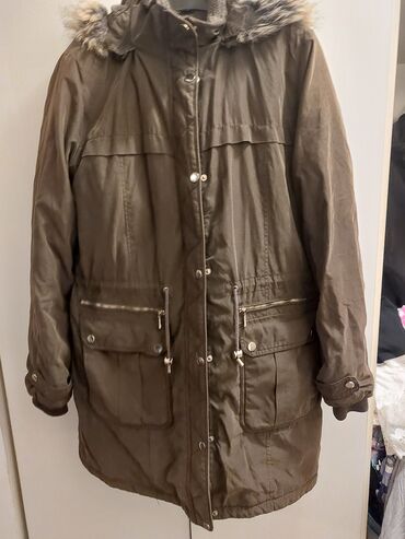 kratke kozne jakne sa krznom: XL (EU 42), Single-colored, With lining