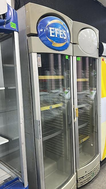 EFES markalı şüşə qapılı içki soyuducusu - Ön vitrin: şəffaf şüşə