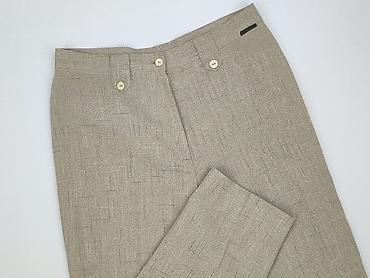 bezowy: Spodnie materiałowe damskie, rozmiar 2XL — 1