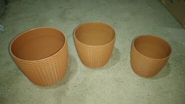 Bitkilər üçün dibçəklər: Dipcək dipcek qablar dipcek qablari gul qabilar Her razmerde ve ferqli — 29