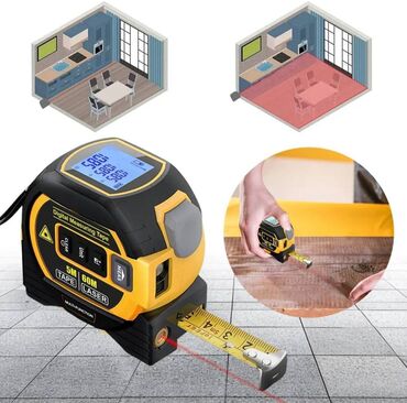 Məsafə ölçənlər, ruletkalar: Yeni Lazer məsafə ölçən, Hesablama funksiyalı, Rayonlara çatdırılma, Pulsuz çatdırılma, Ödənişli çatdırılma — 6