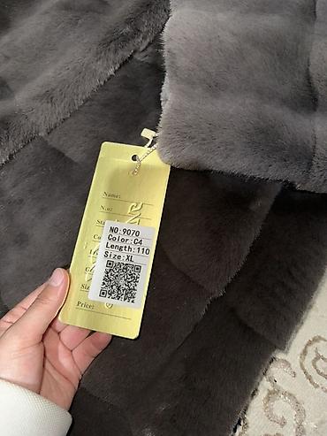 женские шубы: Шуба, Длинная модель, С капюшоном, XL — 3