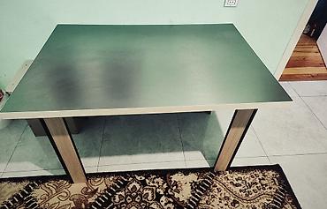 Masalar: Mətbəx/iş masası – minimalist dizayn - Ölçü təxmini: 120×80 sm — 1