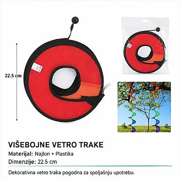 KMT Višebojni 501089 – dekorativne vetro trake Opis: - Višebojne
