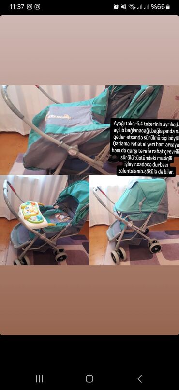 купить коляску анекс бу: Klassik gəzinti arabası, İşlənmiş, Cins: Oğlan, Yaş: 30 ay, Ünvandan götürmə