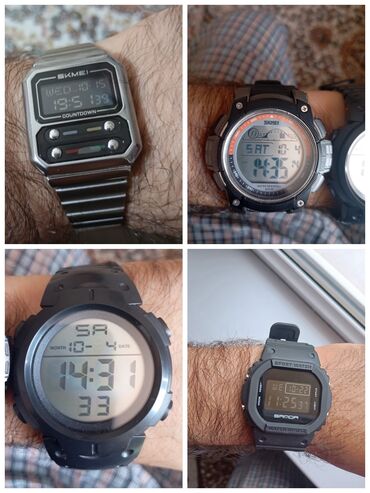 tikdirmek ucun don modeli: 4 saat birlikde satilir yeni saatlardi demek olar isledilmeyib. hec