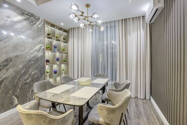 Посуточная аренда квартир: 3 комнаты, Душевая кабина, Постельное белье, Кондиционер — 4