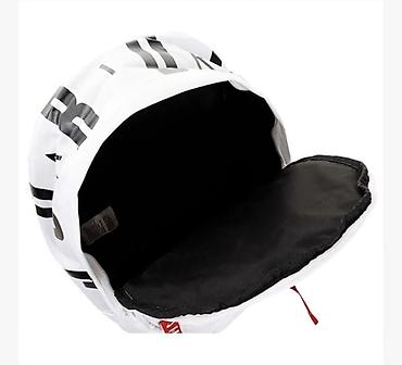 рюкзаки в баку: Jordan Jumpman ağ bel çantası - Rəng: ağ qara detallarla, qırmızı — 5
