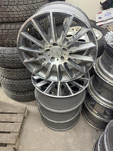 Литые Диски R 20 AMG, Комплект, отверстий - 5, Б/у
