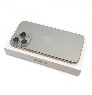 Apple iPhone: IPhone 15 Pro Max, Б/у, 256 ГБ, Серебристый, Защитное стекло, Коробка, 100 %