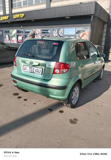 кадамжай машина: Hyundai Getz: 2003 г., 1.4 л, Автомат, Бензин, Хетчбек