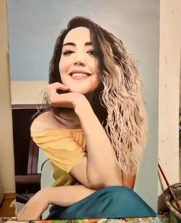 Şəkillər, tablolar: Mövzu: əl iwlerim yağlı boya ilə çəkilmiş tablolarimdi müxtəlif — 15