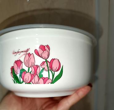 Табактар: НОВЫЙ Набор мисок SIGMA Houseware с крышками, 3 штуки. Размер — 5