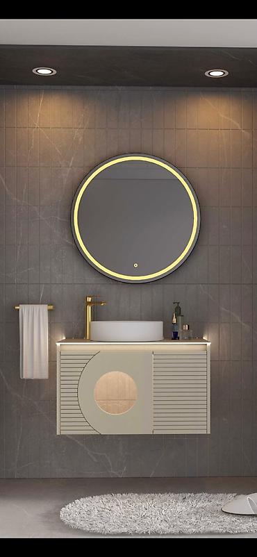 hamam dekoru: Hamam mebeləri Moydadırlar dolablar led işığlı güzgülər duş kabinələr — 2