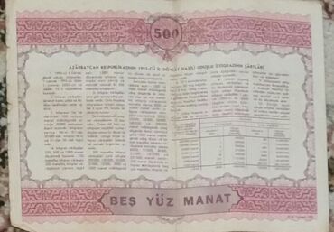 Digər: Bu köhnə əskinazlar hamısı 100 azn-ə satılır