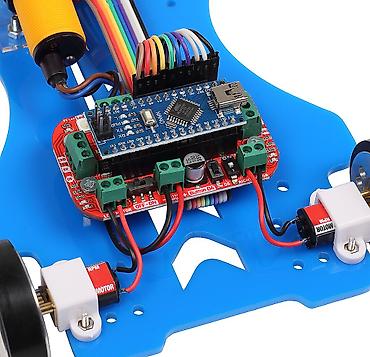 transformer: Çita Sürətli Xətt İzləyən Robot Dəsti – 6000RPM Robot yarışmaları və — 4