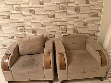 İşlənmiş, Divan, 2 kreslo, Divan, Bazalı, Açılan